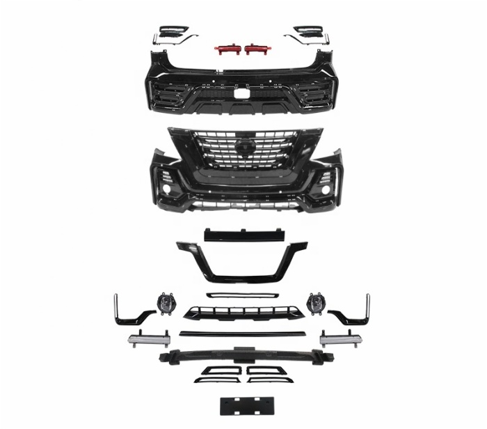 Body Kit include pp abs material front/rear bumper assembly for Nissan Patrol y62
